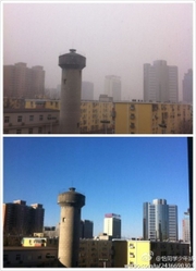 北京沙尘雾霾大风  人定胜不了天 老天在警示什么