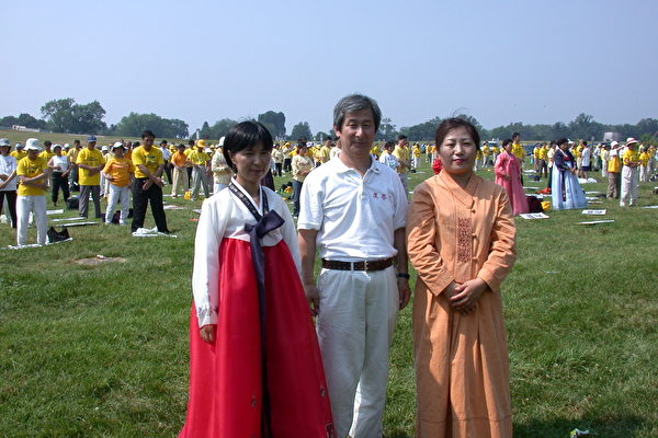 韩国学员(左起)﹕张淑﹑全洪大和陈英姬