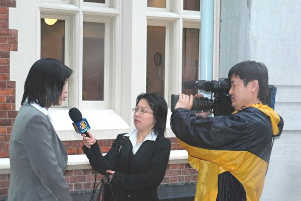 全球公審江澤民律師團的律師代表朱婉琦成為媒體大熱門