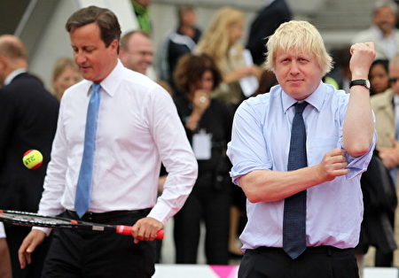 倫敦市長（右）是脫歐派的代表人。 (Jan Kruger/Getty Images)