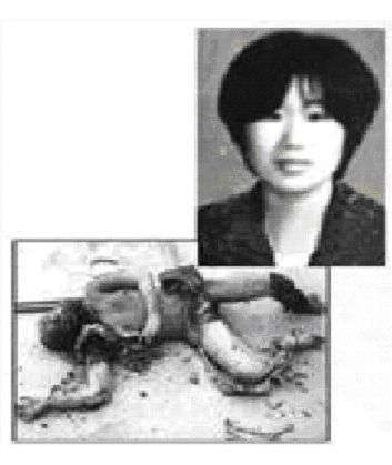 圖25 中共《凱風》網上的劉春玲屍體照片