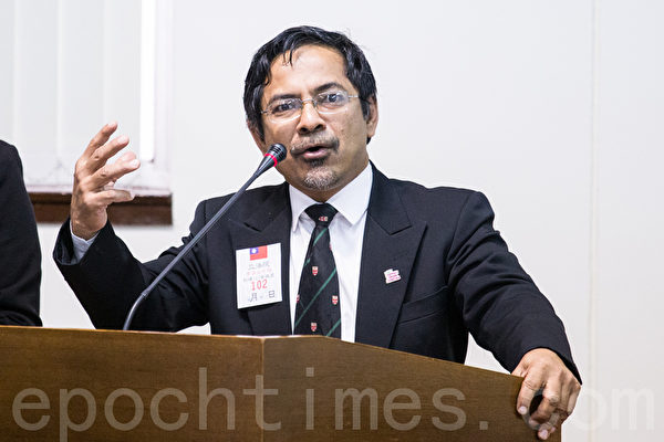 馬來西亞國家腎臟登錄諮詢委員會主席暨研究員腎臟協會主席加扎利・阿邁德（Ghazali Ahmad）。（攝影：陳柏州 ／大紀元）