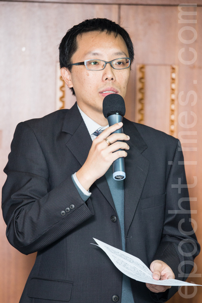 台北律师公会人权委员会主委翁国彦律师。（摄影：陈柏州／大纪元）