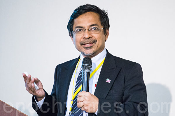 馬來西亞國家腎臟登錄諮詢委員會主席暨研究員腎臟協會主席加扎利・阿邁德（Ghazali Ahmad）。（攝影：陳柏州／大紀元）