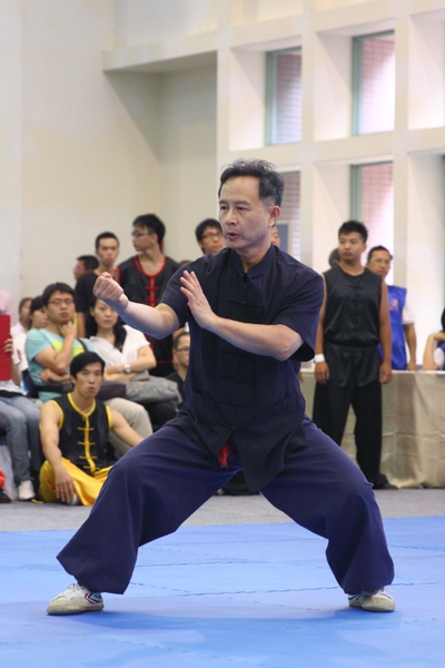 2013年新唐人第四届“全世界华人武术大赛”亚太初赛南方拳术组选手卢文瑞。(林伯东/大纪元)