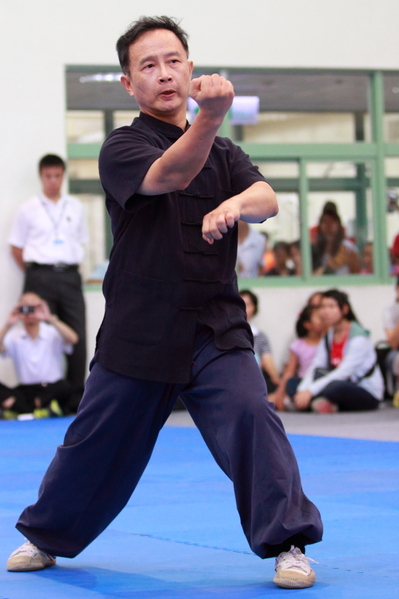 2013年新唐人第四届“全世界华人武术大赛”亚太初赛南方拳术组选手卢文瑞。(许基东/大纪元) 