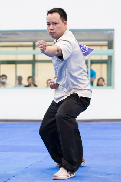 2013年新唐人第四届“全世界华人武术大赛”亚太初赛男子拳术组选手刘硕。（陈柏州／大纪元）