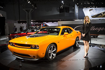 2014紐約車展新車發佈2014 Dodge Challenger（愛德華／大紀元）