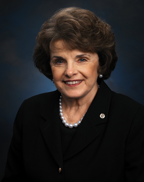 加州联邦参议员黛安‧范士丹（Dianne Feinstein）（官方图片）