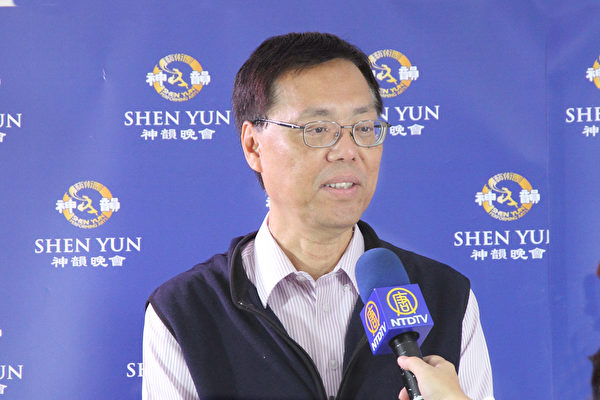 国际狮子会300-C2区 2011-2012前总裁杨锡欣。(梁淑菁/大纪元)