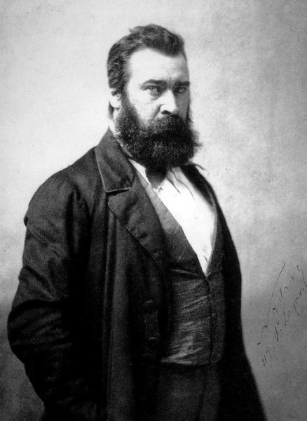 1857年的米勒。（維基百科公共領域）