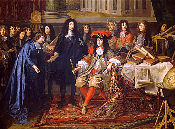 在1667年，路易十四的皇家艺术学院的成员。(維基百科公共領域)