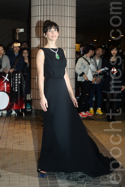 法国女星苏菲‧玛索出席香港亚洲电影节开幕。（宋祥龙／大纪元）