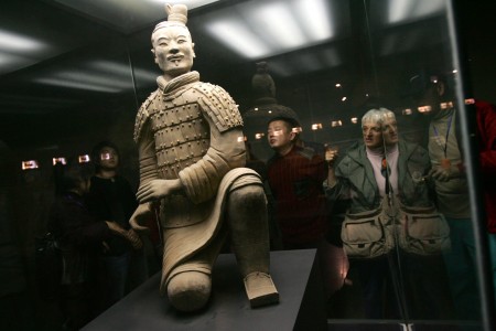 秦始皇兵馬俑每一個都不一樣，唯妙唯肖。（China Photos/Getty Images)