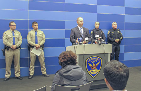旧金山警方3月23日公布调查结果，认为去年11月的车祸是因为司机操作错误造成的。（李文净／大纪元）