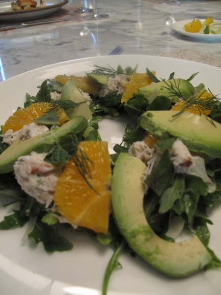 avocado & crab salad