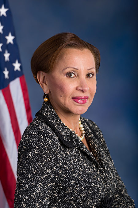美国联邦众议院小企业委员会民主党主席、资深国会议员娜迪娅‧贝拉斯克斯(Nydia Velazquez)（维基百科）
