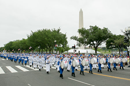美国首都华盛顿独立日国庆大游行