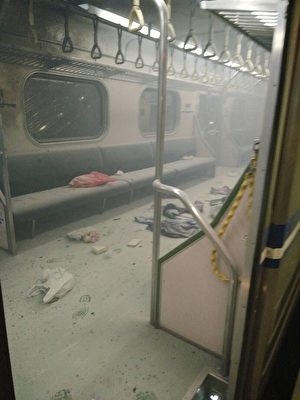 台灣鐵路列車松山站爆炸起火 10多人受傷