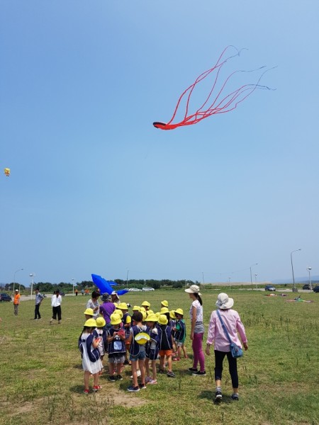 新竹風箏節今年以「海洋」做為主題。（林寶雲／大紀元）