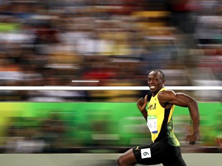 牙買加田徑健將博爾特（Usain Bolt）。(Cameron Spencer/Getty Images)