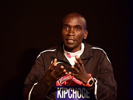 肯尼亚长跑健将基普乔盖（Eliud Kipchoge）。(Alex Broadway/Getty Images)
