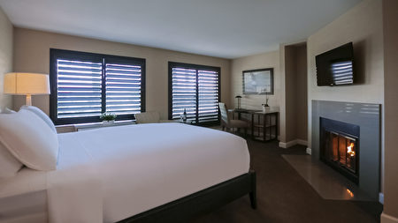 酒店採用高級床具。（Cupertino Hotel提供）