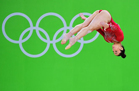 美國體操運動員Alexandra Raisman。(Harry How/Getty Images)