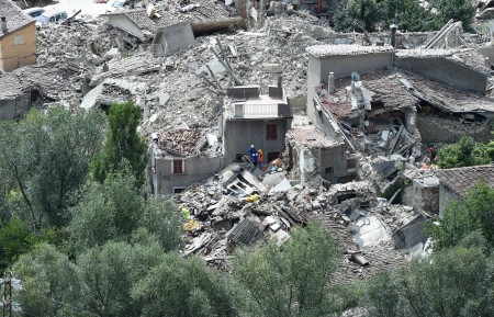 數十個村莊被摧毀。 (Giuseppe Bellini/Getty Images)