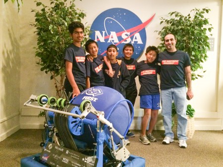 The king’s Academy的学生参加NASA教育活动。（TKA提供）