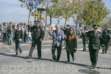 舊金山第97屆老兵節遊行在漁人碼頭舉行
