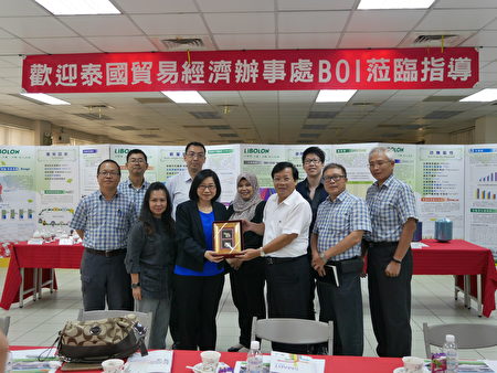 BOI总部副秘书长Ms.Duangjai Asawachintachit一行人至台湾企业参访。（中原大学创新育成中心提供）