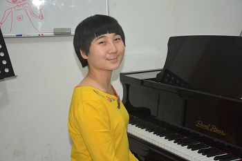 26岁的钢琴老师单珊被绑架。（明慧网）