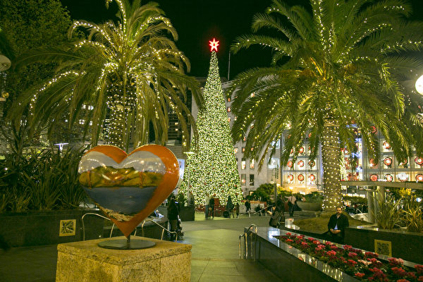舊金山灣區聖誕燈飾組圖（一）