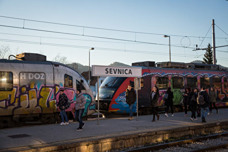 SEVNICA, SLOVENIA - NOVEMBER 29: Commuters walk along a platform at Sevnica train station on November 29, 2016 in Sevnica, Slovenia. Born in Slovenia, Melania Trump was raised in the town of Sevnica, by her father, a car salesman, and her mother, a pattern maker at a textile factory. The former model will become the second foreign-born First Lady of the United States when her husband Donald Trump is sworn in as President during a ceremony in Washington DC on January 20, 2017. (Photo by Jack Taylor/Getty Images)