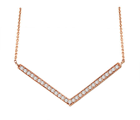 V necklace, V型鑽石項鍊 $1,250 (圖片由TMJ商家提供）