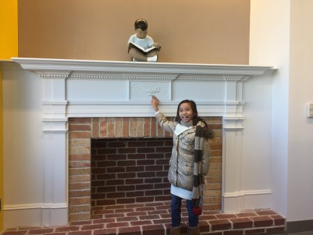 舊館兒童閱覽室的壁爐保留，搬到了新館，成為一個歷史傳承的紀念。