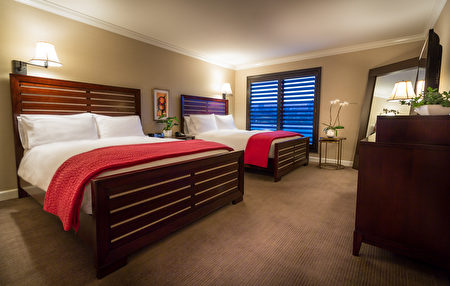 Cupertino Hotel在舊金山灣區酒店業使用最高端床具用品。（圖片由舊金山灣區酒店Cupertino Hotel提供）