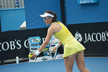 鄭賽賽在2016年澳網比賽中。（Rado提供）