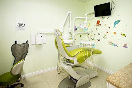 布魯克林愛心兒童牙科診所內景（大紀元圖片）